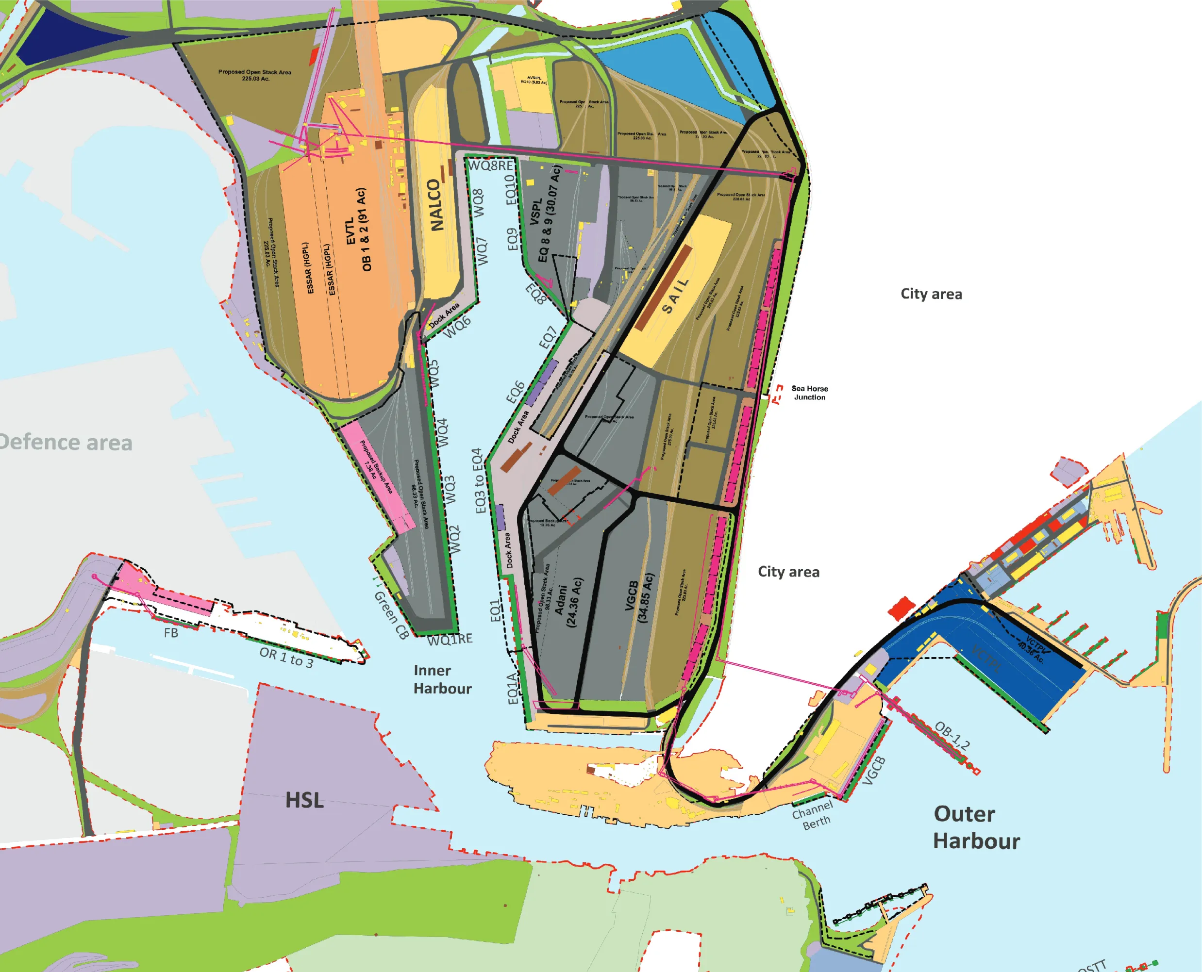 Visakhapatnam Port Area