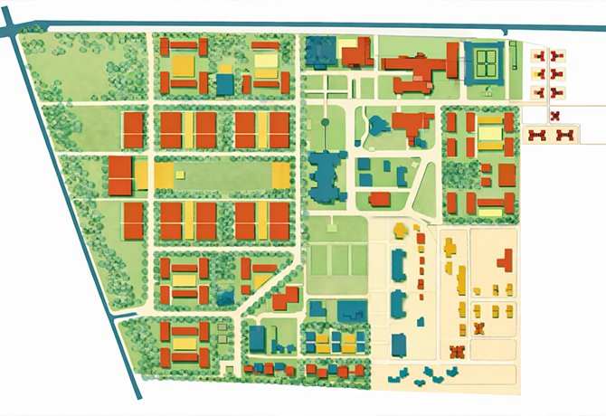 Concept Master Plan for National Rail & Transportation University, Gati Shakti Vishwavidyalaya, Vadodara